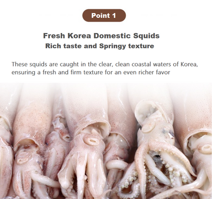 [Jeongok] Korea Spicy Squid Radish Soup 500g 수제 오징어무국 (정옥)