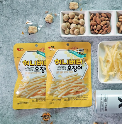 [Jeonghwa] Grilled Roasted Squid Snack 35g  정화 오징어