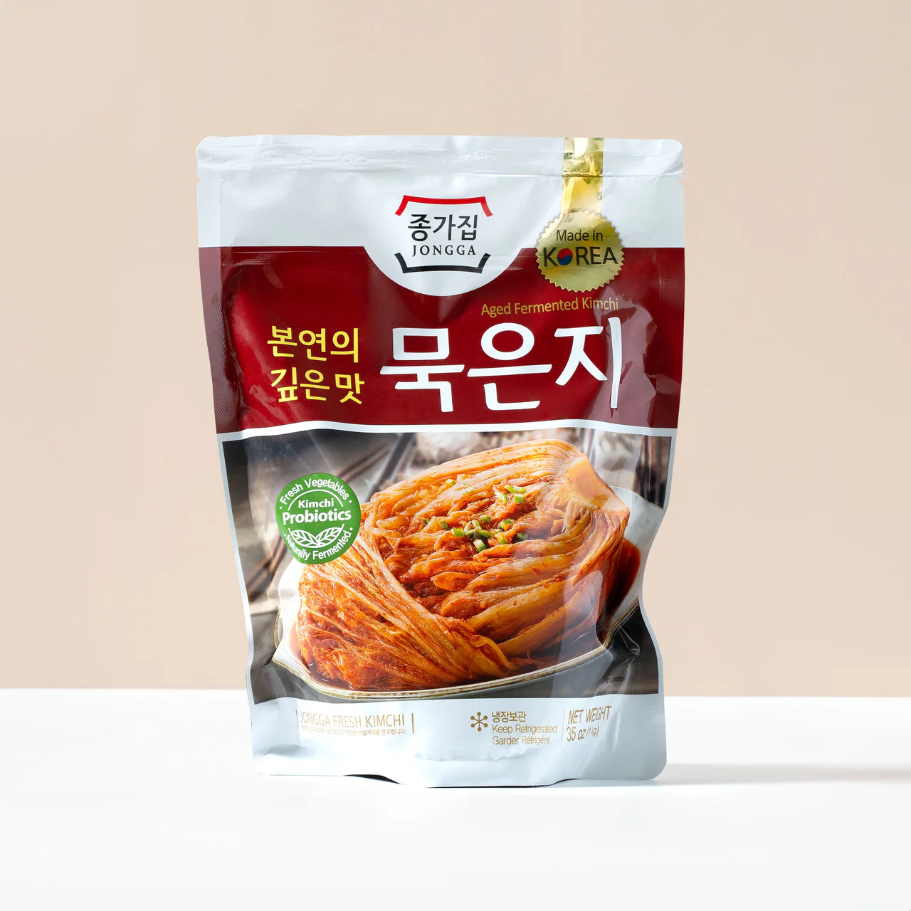 [Jongga] Aged Fermented Kimchi (Whole) 1kg  종가집 묵은지 포기 김치