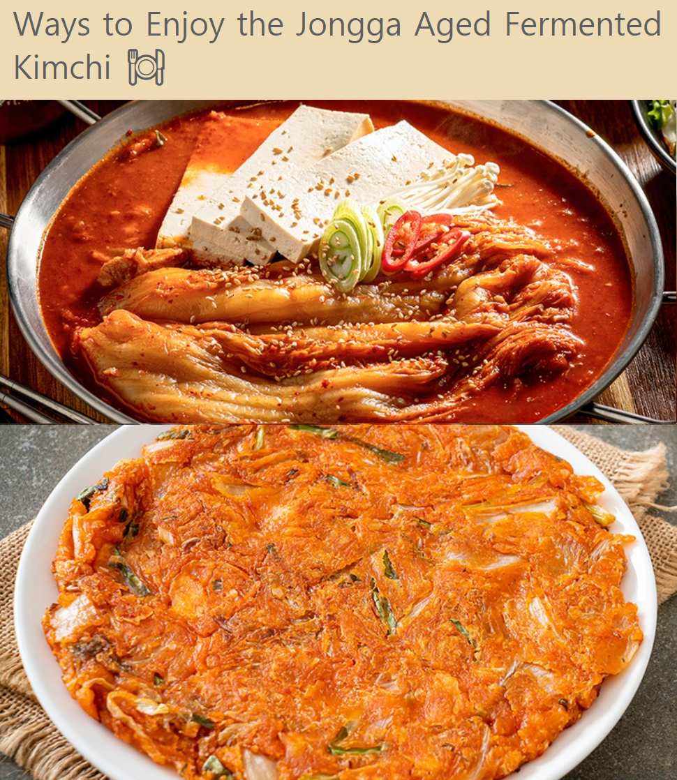 [Jongga] Aged Fermented Kimchi (Whole) 1kg  종가집 묵은지 포기 김치