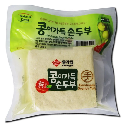 [Jongga] Handmade Soy Rich Tofu 300g 종가 콩이 가득 손두부 300g