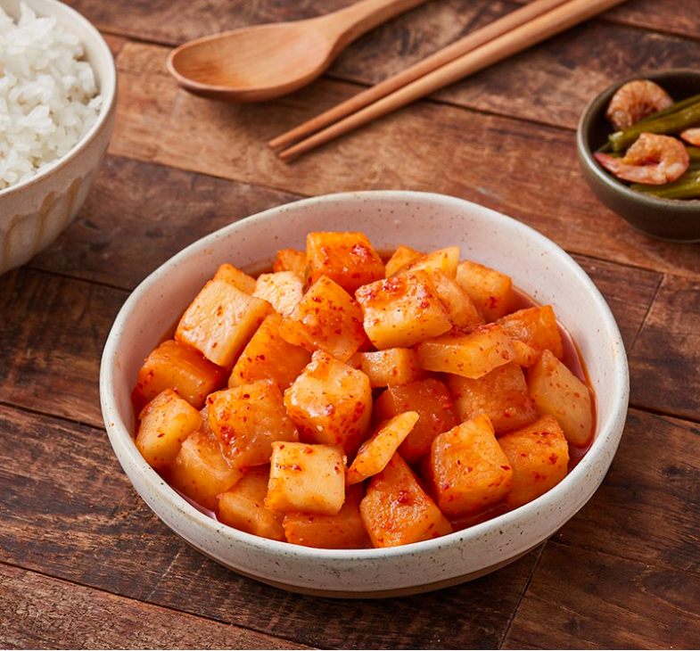 [Jongga] Kaktugi Cut Radish Kimchi  Halal 500g 종가 깍두기