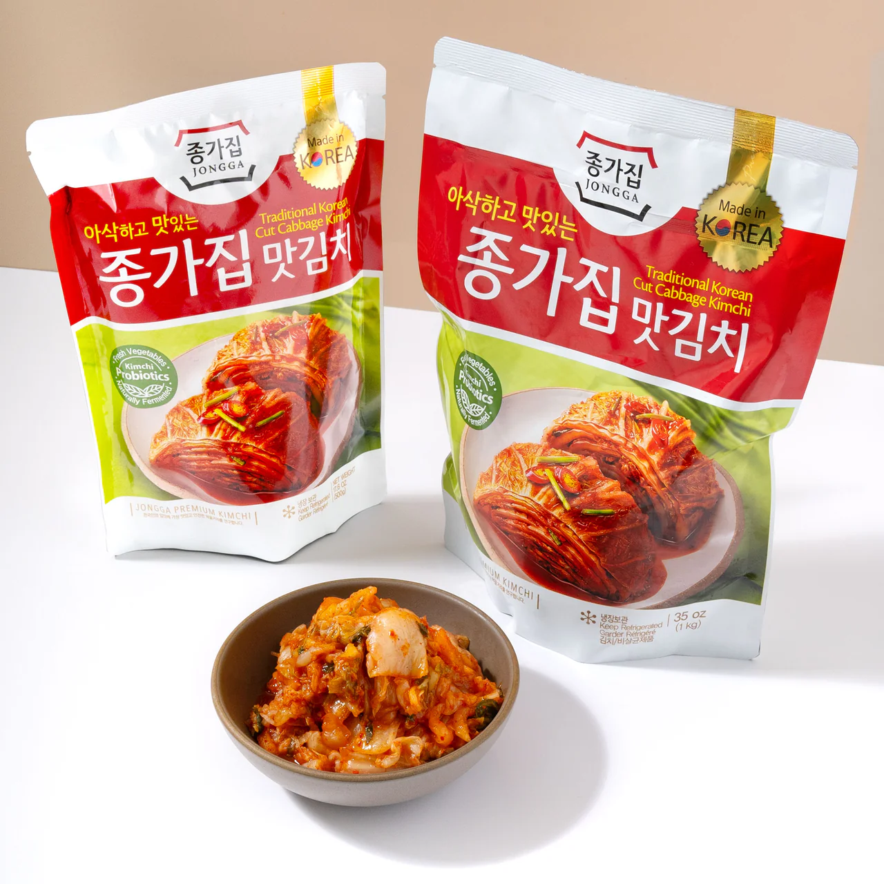 [Jongga] Mat Kimchi (Sliced)  Halal 200g / 500g  종가집 맛김치