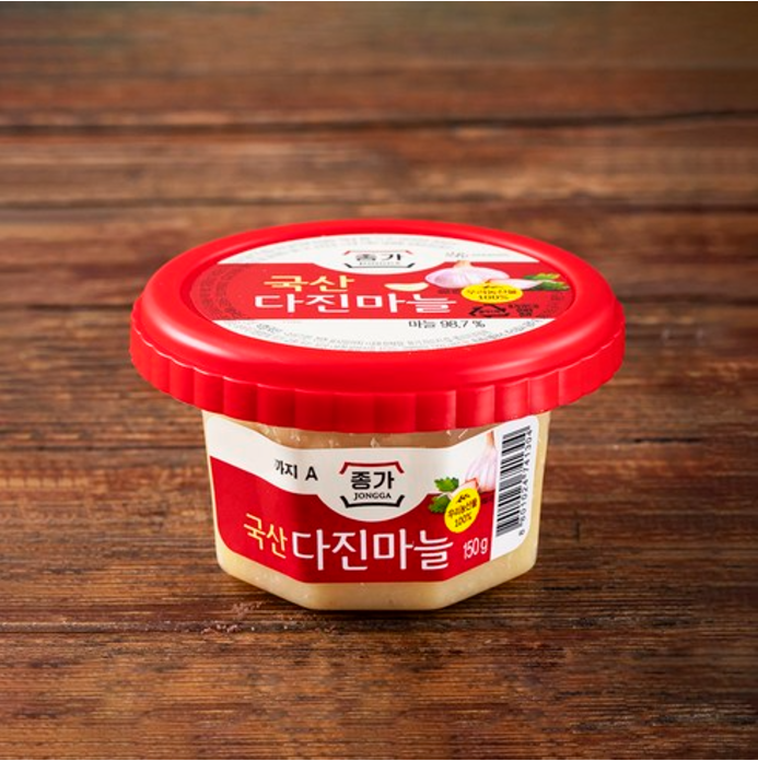 [Jongga] Crushed Chopped Garlic 150g 종가 다진마늘 150g