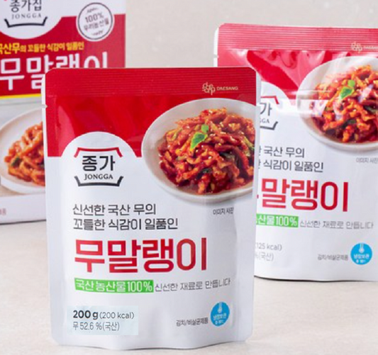 [Jongga] Seasoned Dried Radish 200g 종가 무말랭이 200g