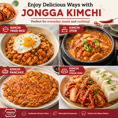 [Jongga] Whole Cabbage Kimchi 500g 종가 포기김치