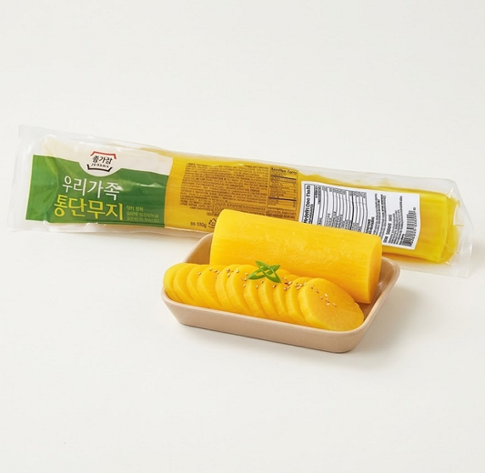 [Jongga] Whole Pickled Radish (Danmuji) 550g 종가 통단무지