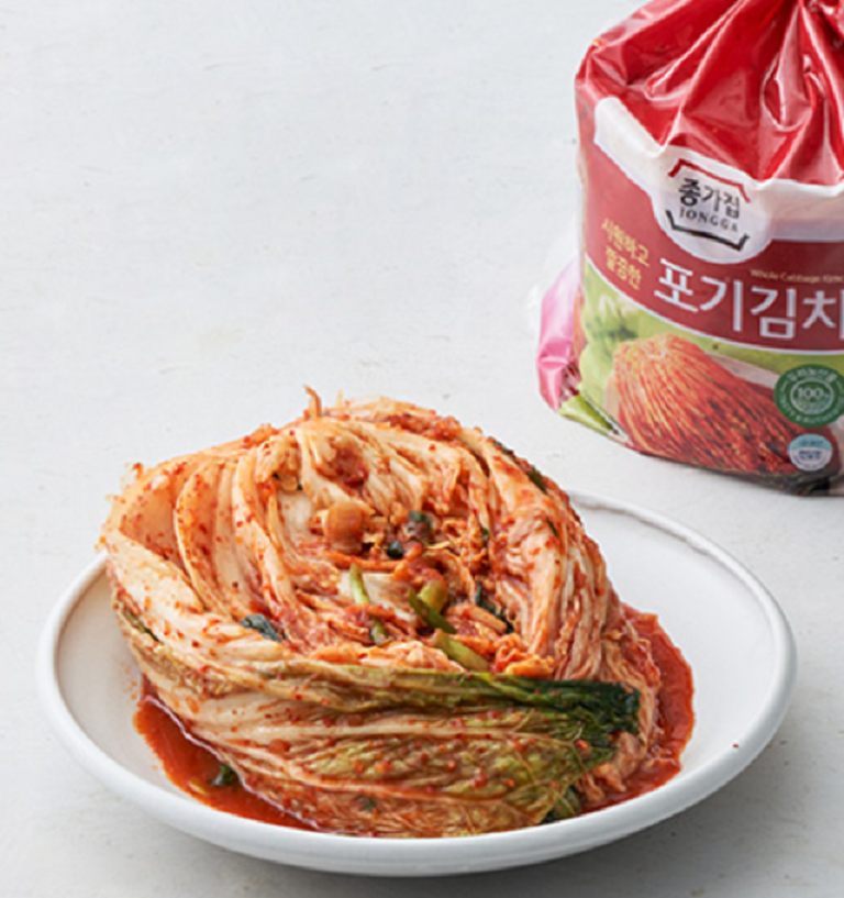 [Jongga] Whole cabbage Poggi Kimchi 1kg  종가 전라도 포기김치