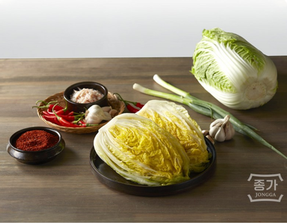 [Jongga] Whole cabbage Poggi Kimchi 1kg  종가 전라도 포기김치