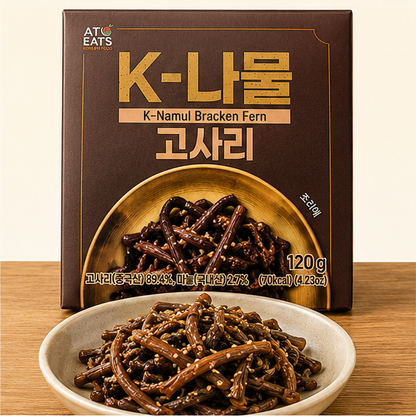 [K-Namul] Korean Namul Side Dish 120g (4 Types)  K-나물 고사리 고구마줄기 무청시래기