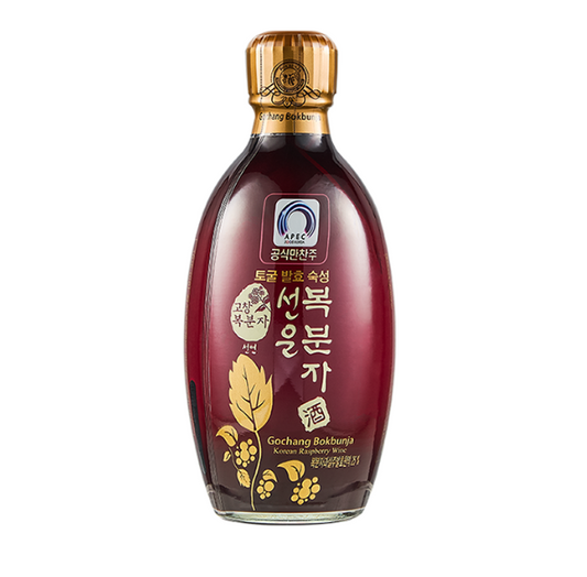 [KSD] Sunwoon Bokbunja Raspberry Wine 375ml (선운 복분자)