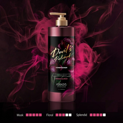 [Kerasys] Devil's Perfumed Shampoo & Conditioner 1L
