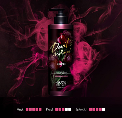 [Kerasys] Devil's Perfumed Shampoo & Conditioner 1L