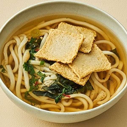 [Kidari] Korea Premium Udon Soup (for 2PAX) 키다리 어묵 우동 통유부 우동  왕새우튀김 우동 (2인분)