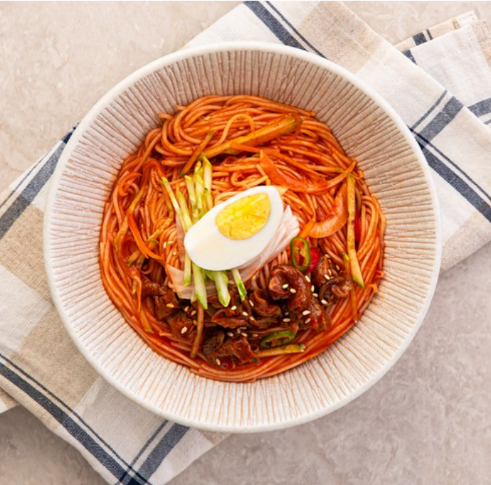 [Kidarifood] Golbaengi Bibim Somyeon (Spicy Whelk Noodles) 389g  키다리 골뱅이 비빔소면