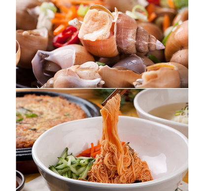 [Kidarifood] Golbaengi Bibim Somyeon (Spicy Whelk Noodles) 389g  키다리 골뱅이 비빔소면