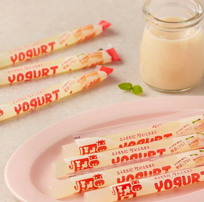 [Kidswell] Jelly Straw Yogurt Flavor 386g 20pcs [키즈웰] 젤리스트로우 요구르트맛 젤리