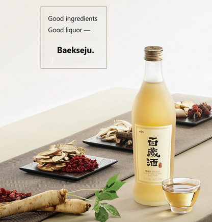 [Kooksoondang] Herbal Soju Baekseju 375ml (13% Alc)  국순당 백세주