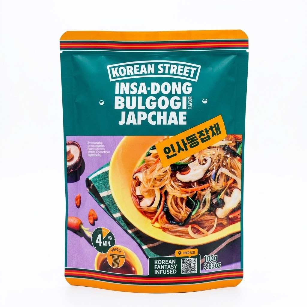 [Korean Street] Japchae & Topokki – Bulgogi, Red Chilli, Spicy Carbonara, Hot Spicy 잡채 떡볶이