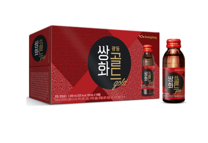 [Kwangdong] Ssanghwa Gold Herbal Tonic 100ml x 10 Bottles 광동 쌍화골드