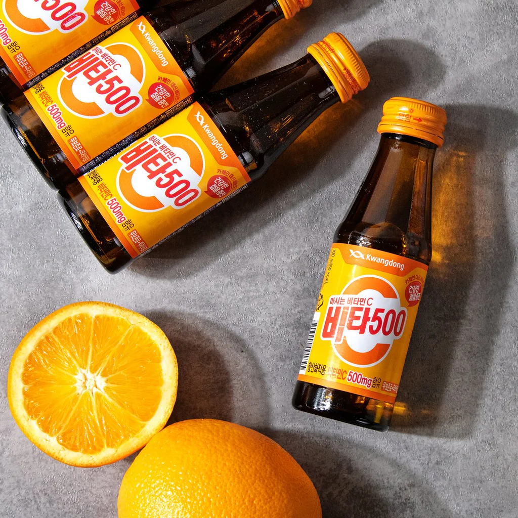 [Kwangdong] Vita 500 Vitamin C Drink 100ml 광동 비타500 비타민C 드링크
