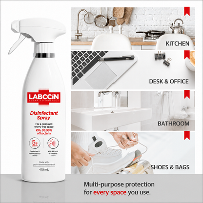 [LABCCiN] Disinfectant Spray 410ml | 99.99% Anti-Bacterial & Deodorizing Spray
