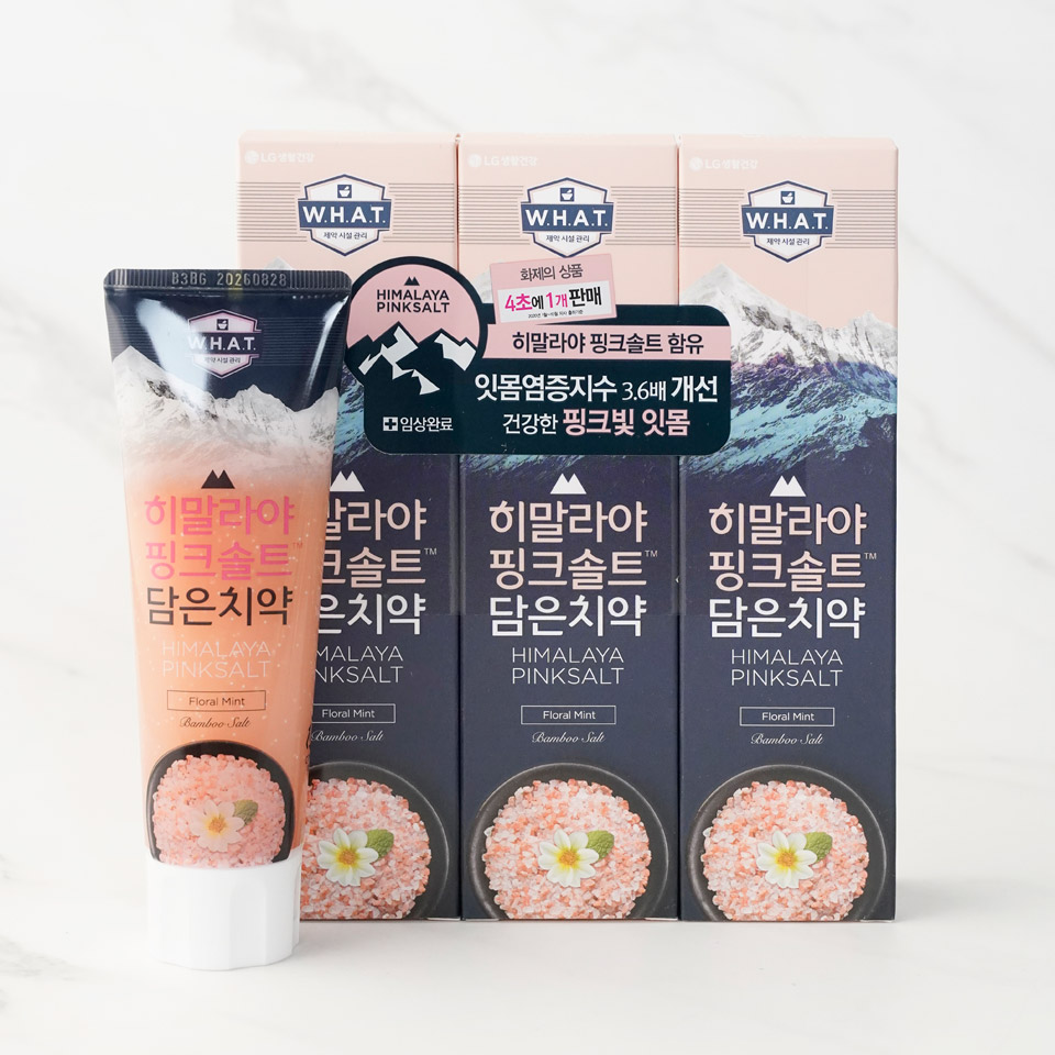 [LG] Himalayan Powder Crystal Salt Toothpaste 100gx3pcs 히말라야 핑크솔트 치약