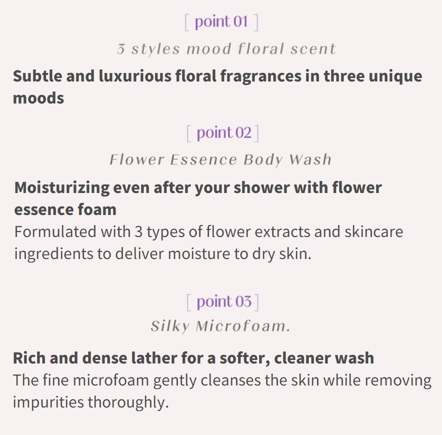 [LG] On The Body Flower Body Wash 900g   온더바디 플라워 바디워시