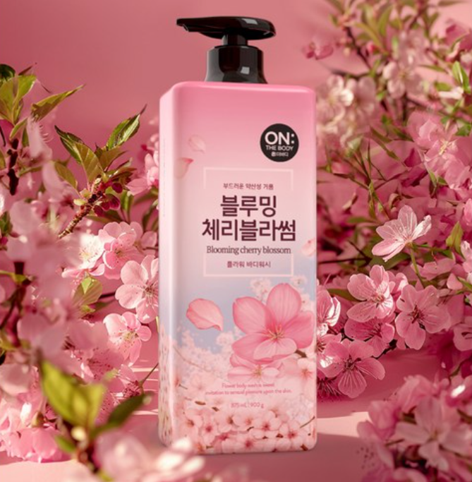 [LG] On The Body Flower Body Wash 900g   온더바디 플라워 바디워시