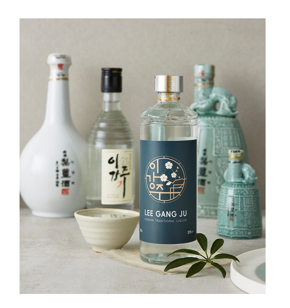 [Lee Gang Ju] Traditional Korean Pear Liquor 400ml (25% Alc) 이강주 전통 배 증류주