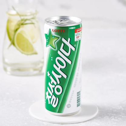 [Lotte] Chilsung Cider Can 250ml (Halal) 롯데 칠성사이다 캔