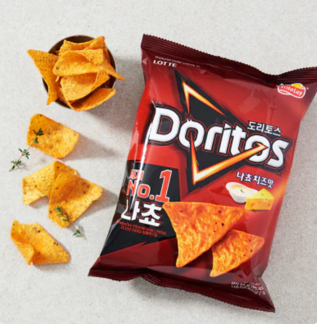 [Lotte] Doritos Nacho Cheese 84g 롯데 도리토스 나쵸 치즈맛