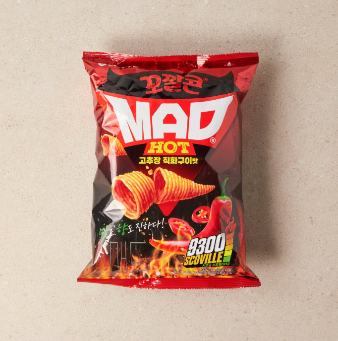 [Lotte] Kokkal Corn MAD HOT 67g  롯데 꼬깔콘 매드핫