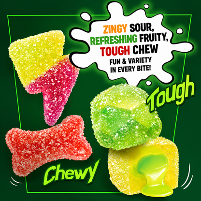 [Lotte] Sour Master Chewy Gummy Candy 2 Flavours 50g/51g 짱셔요 후르츠 콜라