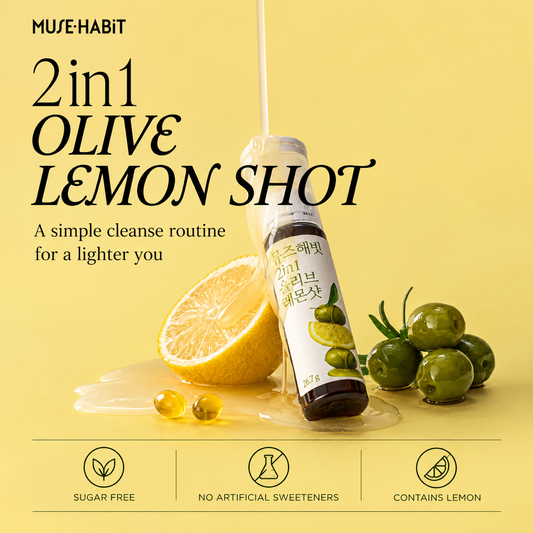 [MUSE HABIT] 2-in-1 Olive Lemon Shot 26.7g [뮤즈해빗] 2in1 올리브레몬샷