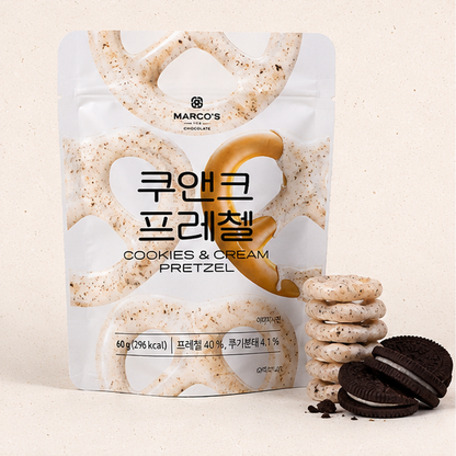 [Marco’s] Cream Pretzel Snack – 4 Flavours 60g 마르코스 프레첼 4종