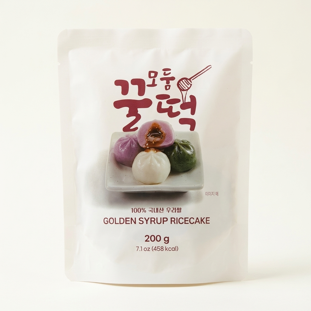 [Maumiga] Assorted Golden Syrup Rice Cake 200g (Halal)  마음이가 모돔 꿀떡(할랄)