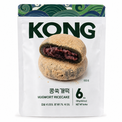 [Maumiga] Premium  Rice Cake 180g (6pcs) – Blueberry Cream| Black Sesame| Chocolate| Mugwort Red Bean