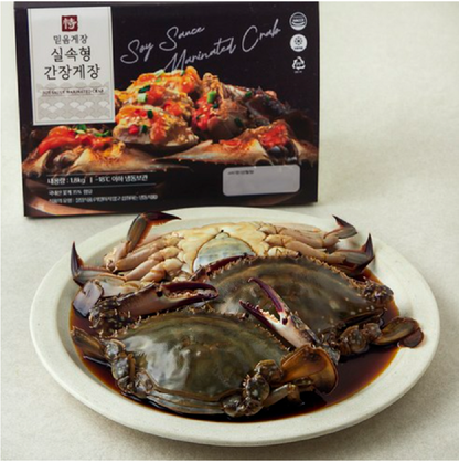 [Midum] Korea Raw Marinated (Soy Sauce / Spicy) Crab 600g / 1.8kg   믿음 간장게장 양념게장