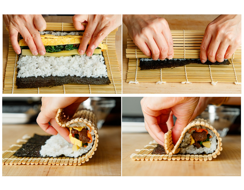 Namu Yagi Bamboo Kimbap Mat Sushi Making (나무야기 김밥발)