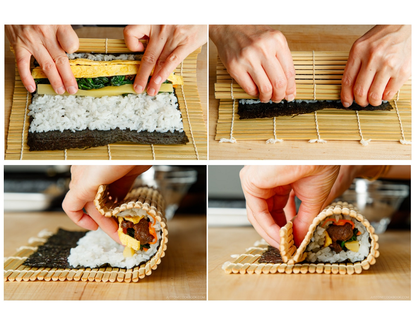 Namu Yagi Bamboo Kimbap Mat Sushi Making (나무야기 김밥발)