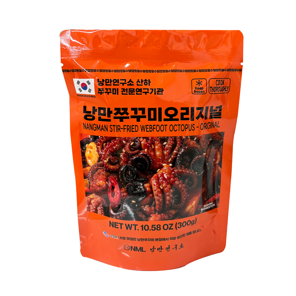 [Nangman] Stir-Fried Webfoot Octopus (Original/Cheese) 300g  낭만쭈꾸미 오리지널
