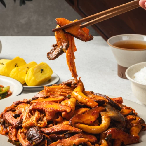 [Natural] Stir-Fried Mushroom Meal Kit 700g 양양킹버섯 버섯볶음 밀키트