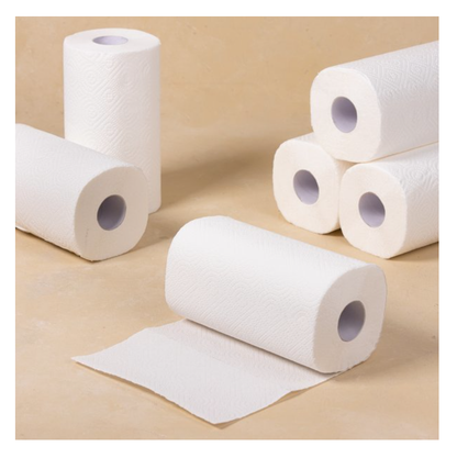 [No Brand] Kitchen Paper Towel 200m x 6 rolls 노브랜드 깨끗한 키친타올