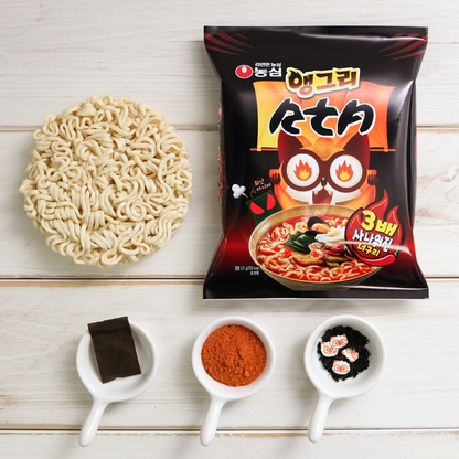 [Nongshim] Angry Neoguri Spicy Ramen 121g x 5p 농심 앵그리 너구리 멀티팩