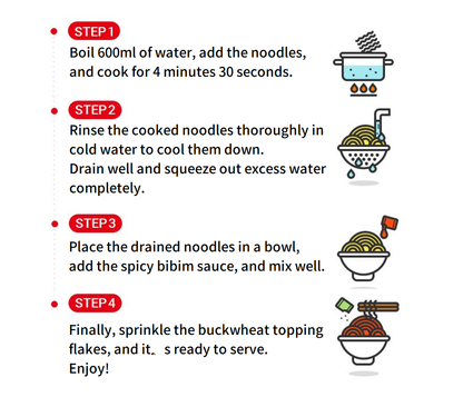 [Nongshim] BaeHongDong Makguksu 114g x 4P (배홍동 막국수)