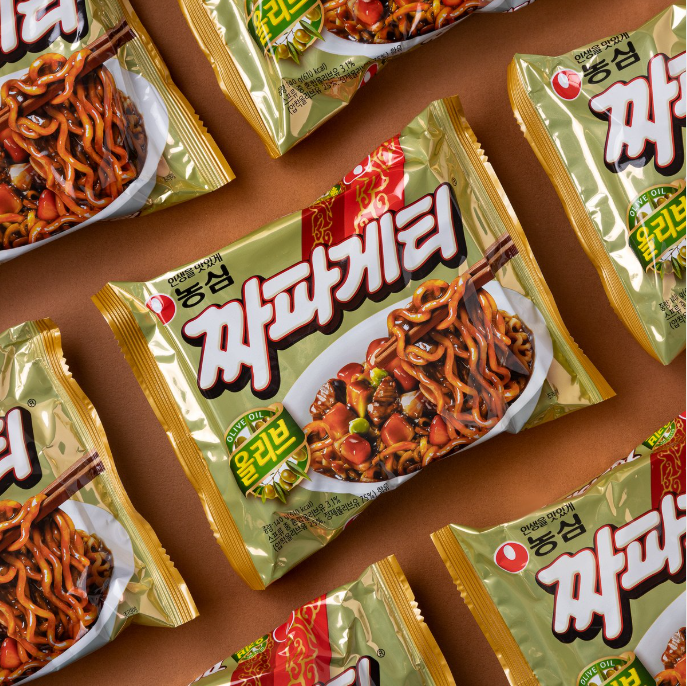 [Nongshim] Olive Chapagetti 140g x 5p  농심 올리브 짜파게티 멀티팩