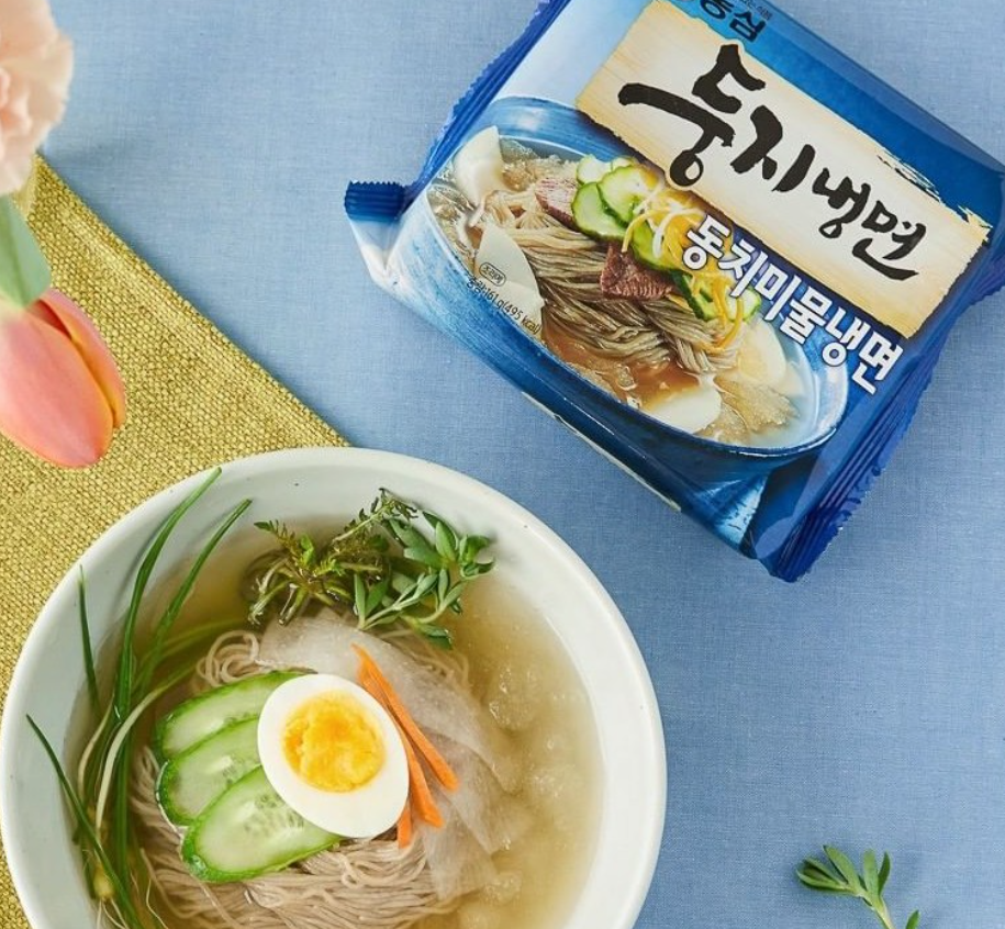 [Nongshim] Doongji Cold Noodle 161g x 4p (Chilled Broth / Spicy) 농심 둥지냉면 (동치미 물냉면 / 비빔냉면)