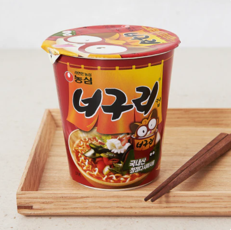 [Nongshim] Neoguri Spicy Cup Ramen 62g 농심 얼큰한 너구리 컵라면