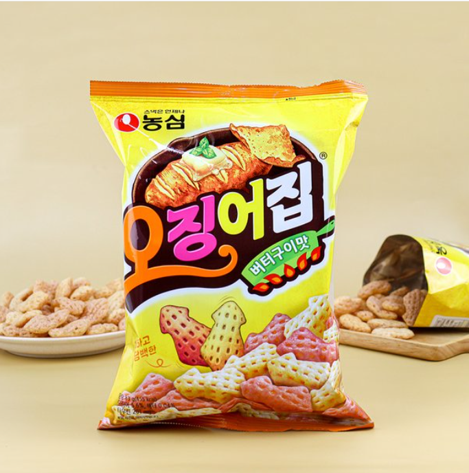[Nongshim] Ojingeo Jip Squid Snack 78g 농심 오징어집